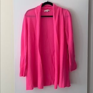 Cashmere open-front cardigan